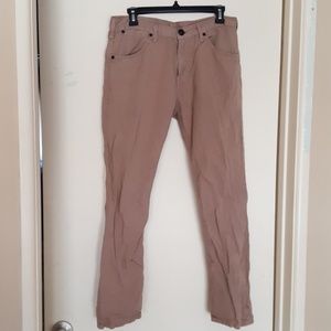 Levis 504 taupe pants
